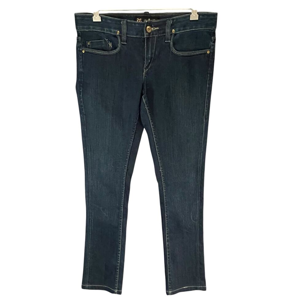 Odyn Denim Skinny Jeans Womens 27 Blue Med Wash Slim Fit Stretch Low Rise Casual